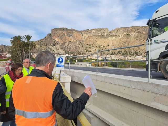 Avance de las obras del Puente de Ulea